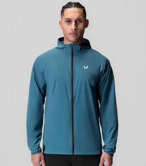 ASRV 1051 Aerotex Lightweight Windbreaker Jacket Storm Blue